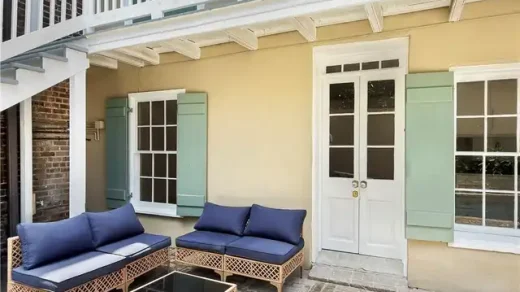 Modern French Quarter New Orleans Apartments Featuring Spacious Balcony Designs